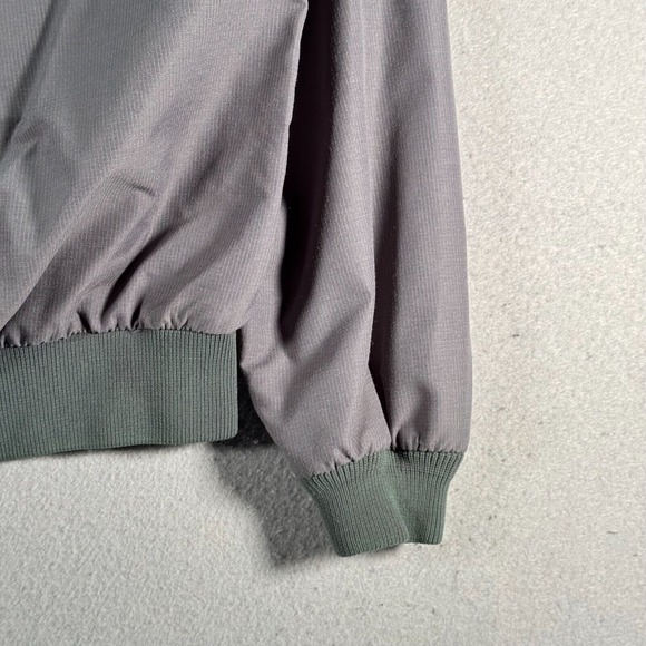 Vintage Nike Quarter Zip Windbreaker Jacket Womens Large Gray Swoosh Sportswear - Picture 11 of 12